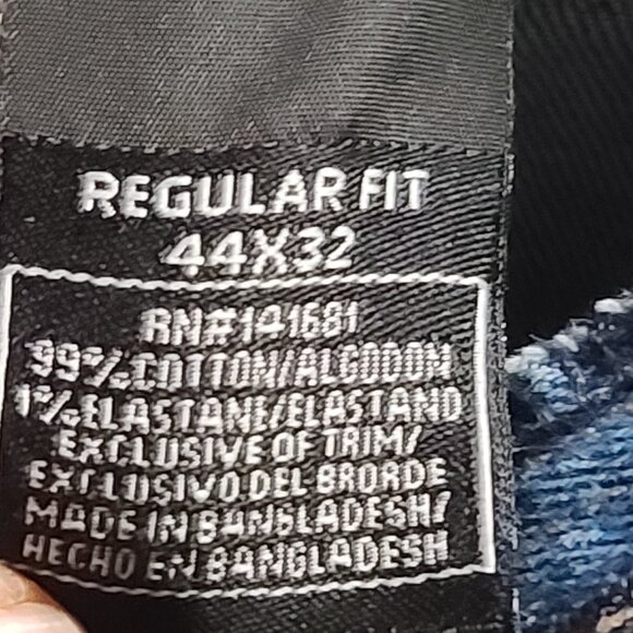 Architect Jean Company Men's Regular Fit Medium Wash Jeans Size 44x32 - Picture 11 of 16